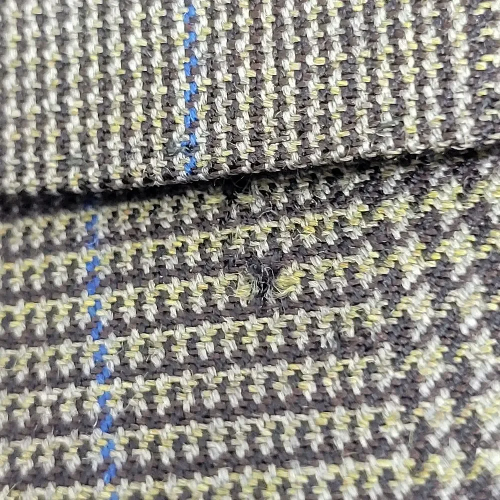 Ermenegildo Zegna Trofeo Men's Sport Coat Blazer Two Button Brown‎ Plaid 44L